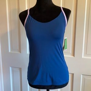 NWT Lilly Pulitzer Luxletic Bra Tank Inky Navy